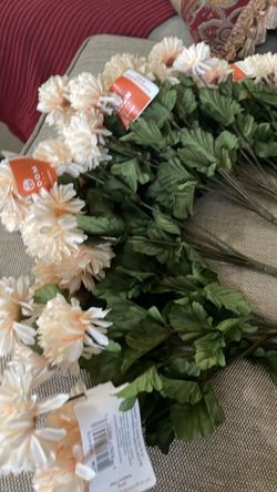 Faux Floral Chrysanthemum Stem Bunches