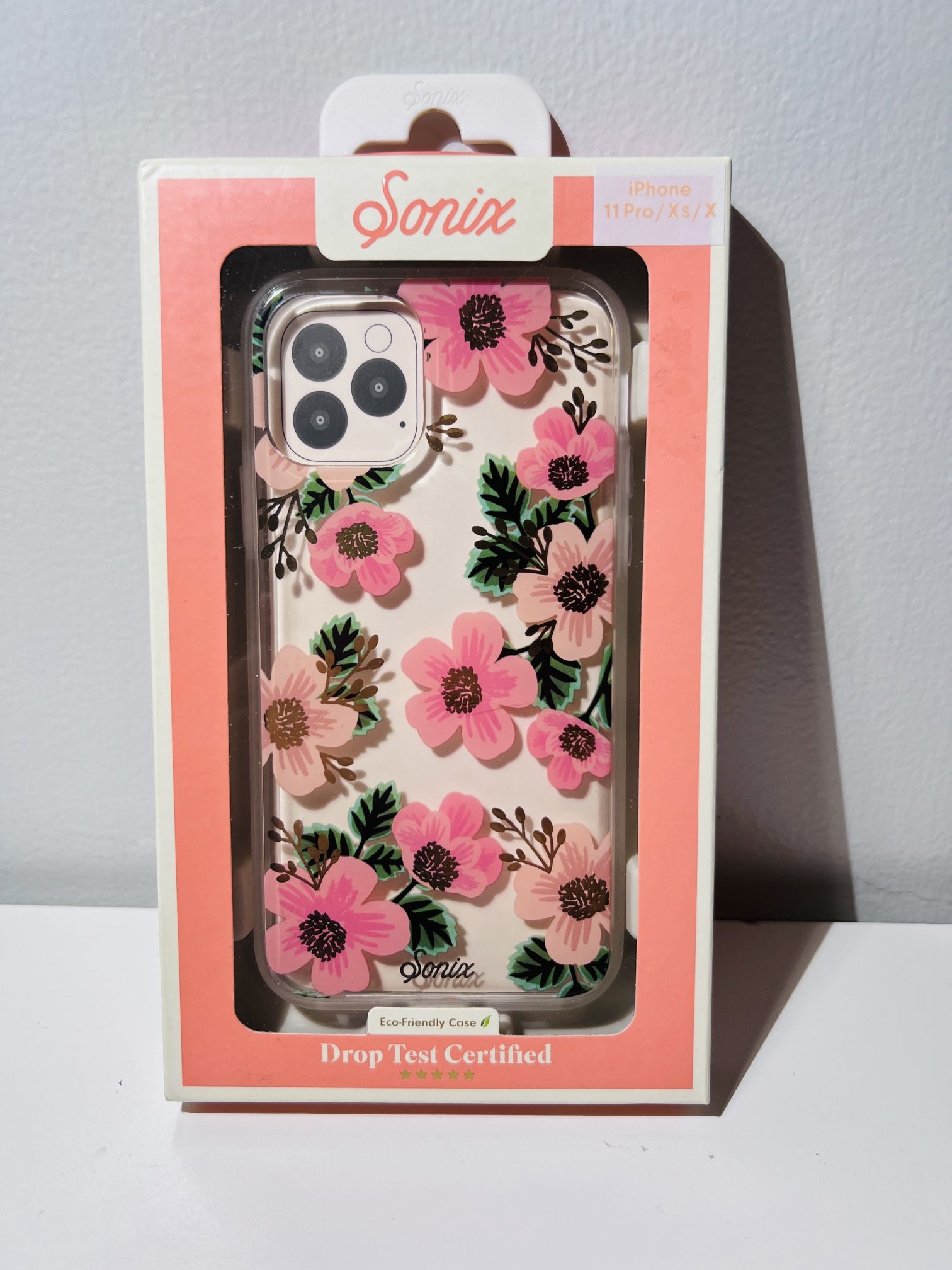 Sonix Southern Floral Case for iPhone 11 Pro/X/XS Protective Pink Clear Flowers