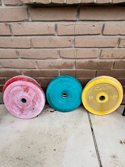Rubber weights, two bars