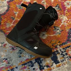 K2 Mens Snowboard Boots Size 7 Black 