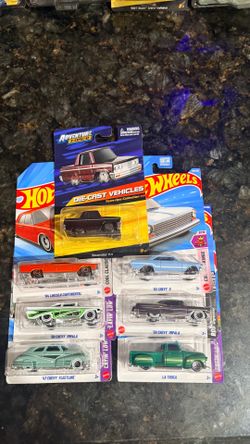 Layin low hot wheels and an off brand one