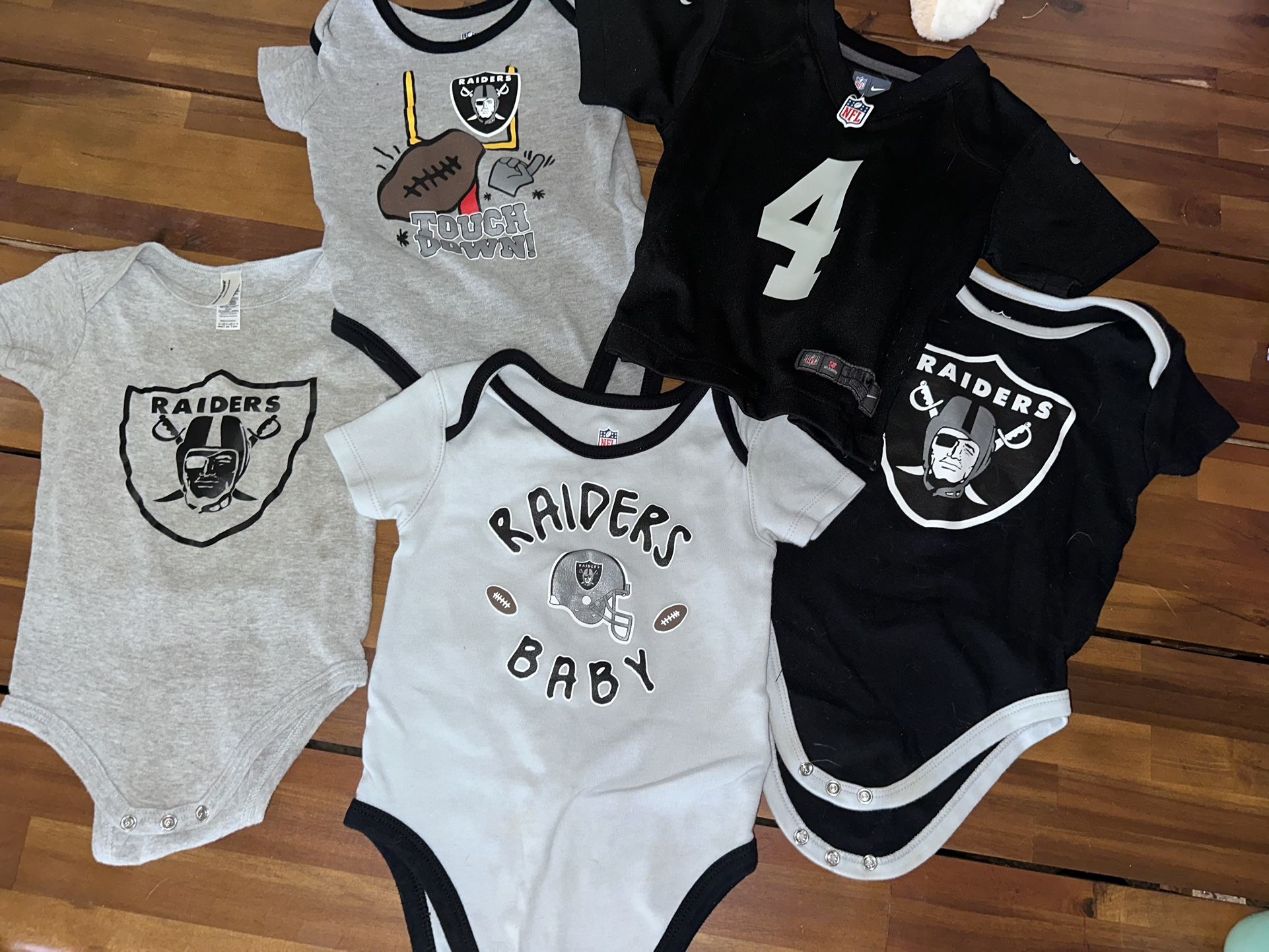 Raiders Baby Jersey / Onesies 12-24monthd