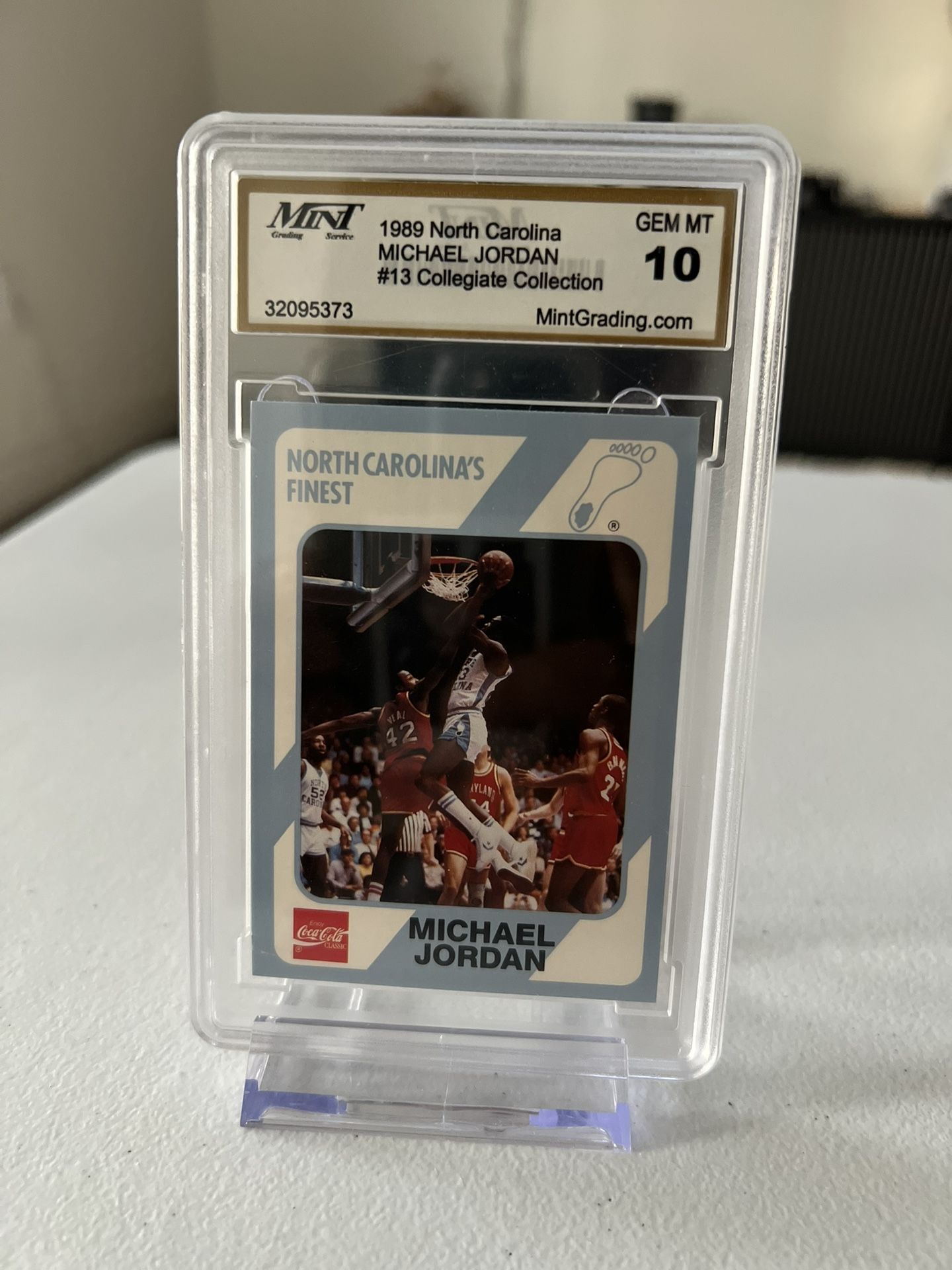 Basketball Card: 1989 North Carolina MICHAEL JORDAN #13