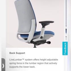 Steelcase Amia Ergonomic Desk Computer Task Gaming Office Chairs 20+ Leather & Fabric 