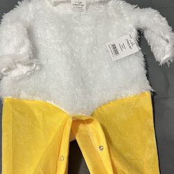 little chick infant costume