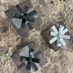 Wooden Present Boxes