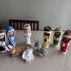 Crochet Nativity  Set 
