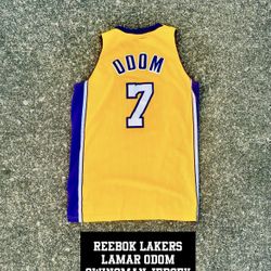 Reebok Lakers Lamar Odom Swingman Jersey Like New Size XL