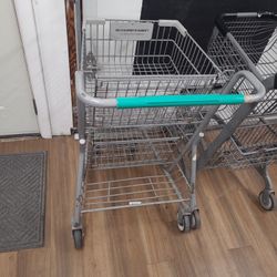 Three Free Small Grocery Carts