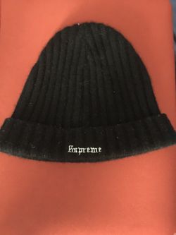 SUPREME Black Cashmere New York City Special Edition Limited Run Beanie