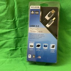 Belkin USB 2.0 Premium Printer Cable [6ft]