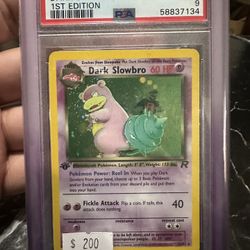 1st Edition Dark Slowbro Holo