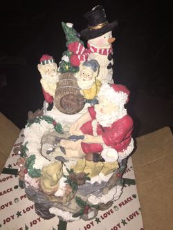 Christmas water fountain