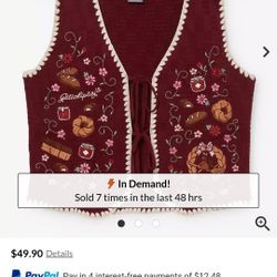 Studio Ghibli® Kiki's Delivery Service Bakery Embroidered Women's Vest — BoxLunch Exclusive