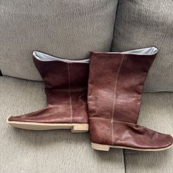 Handmade Leather Pointed Toe Boots