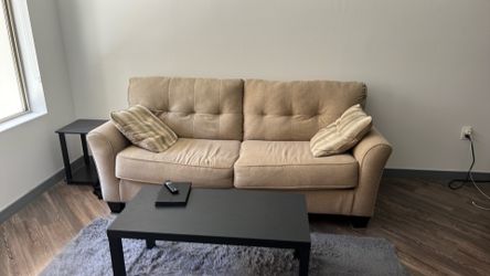 Beige couch