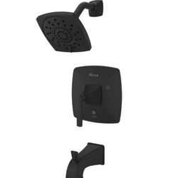 Bellance Single Handle 3-Spray Tub and Shower Faucet in Matte Black