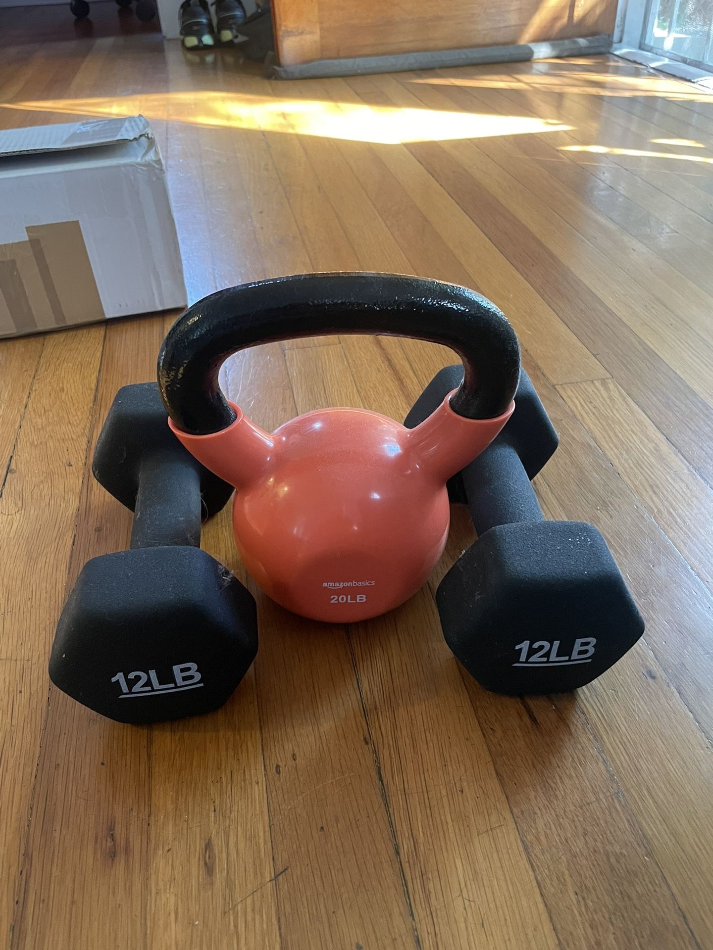 Dumbbell + Kettlebell Weight Set