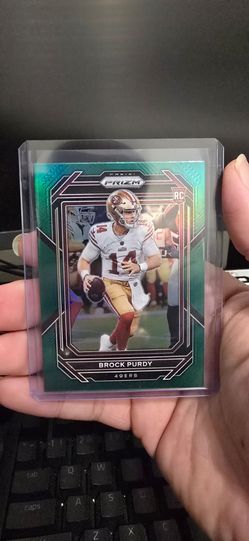 2022 Panini Green Prizm Rookie Brock Purdy #353 San Francisco 49ers