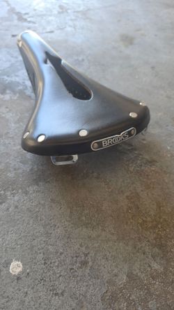 Brooks Black Leather Bike Saddle