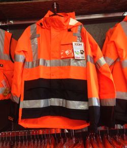 Class 3 Breathable, Waterproof, High Visibility Jacket
