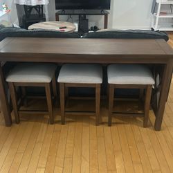 Living Room/Bar Hardwood Table 