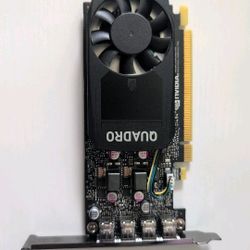 NVIDIA Quadro P1000 4GB GDDR5 4 Mini DP Full Height Graphics Card