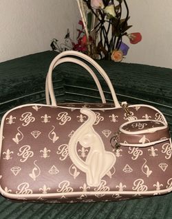 Vintage Baby Phat Brown Monogram Handbag/Purse 🐱💕