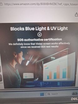 Uv Blue Light computer screen protector