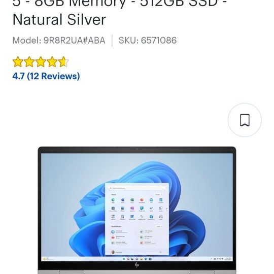 HP-Envy 2-in-1 14" Full HD Touch-screen Laptop