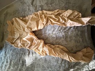 ruched track pants in brown