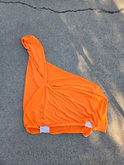 Orange chair covers