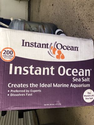 instant ocean sea salt mix 50g bags for sale in boca raton fl offerup