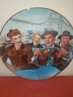 I Love Lucy--California Here We Come--Collectors Plate
