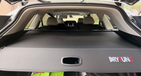 Carbon Fiber Leather Retractable Trunk Cover for Honda CRV