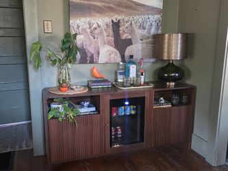 Cabinet With Mini Fridge!