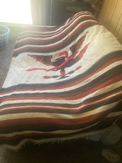 Handwoven Aztec Native Rug