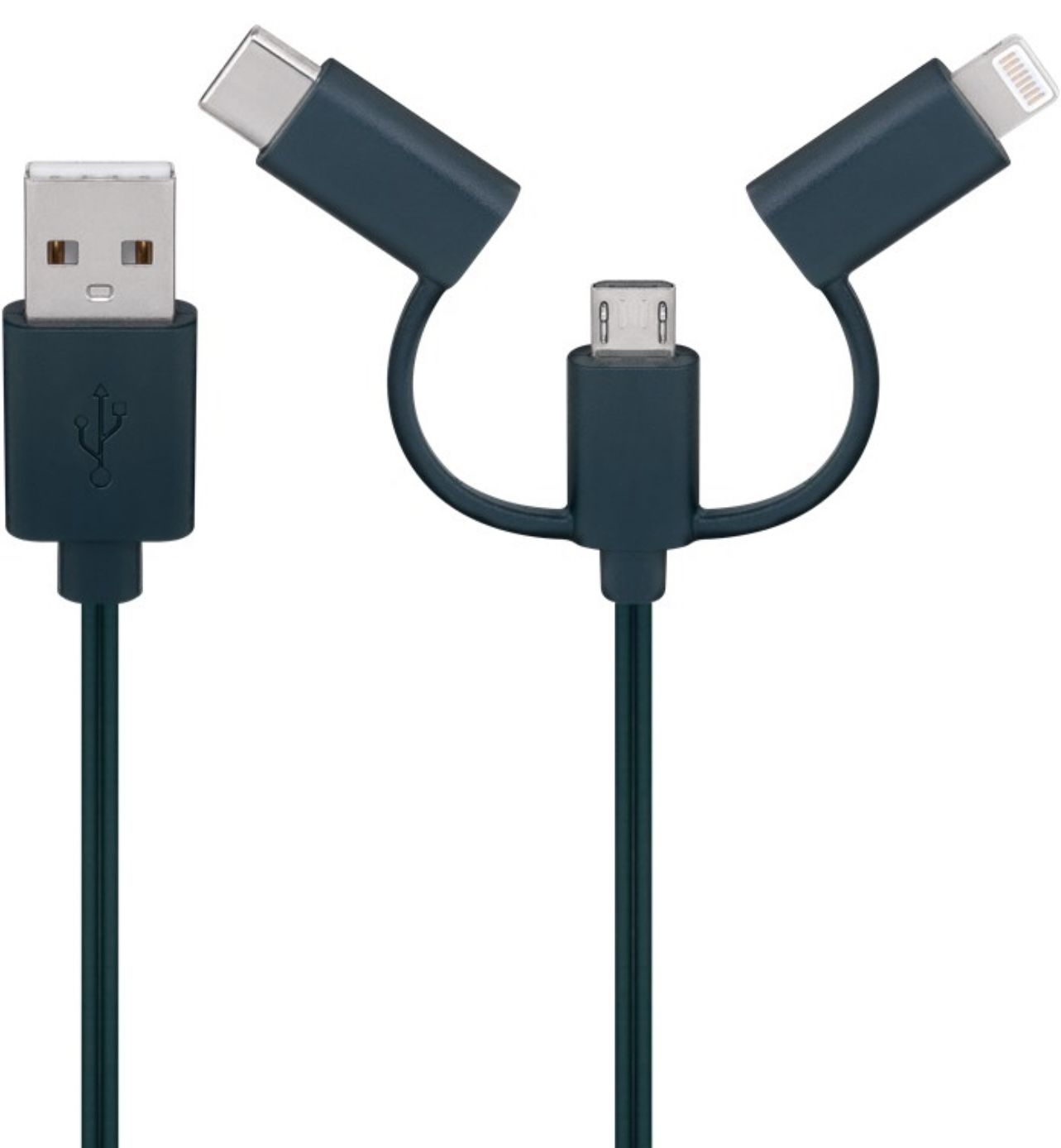 Smartphone USB Charging Cable with LED Lights