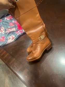 Michael Kors Tall Leather Riding Boots Size 6 womens