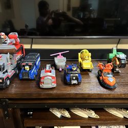 Paw Patrol Collectible Cars With Figures 