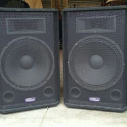 (Pair) SKP Pro Audio15"speakers