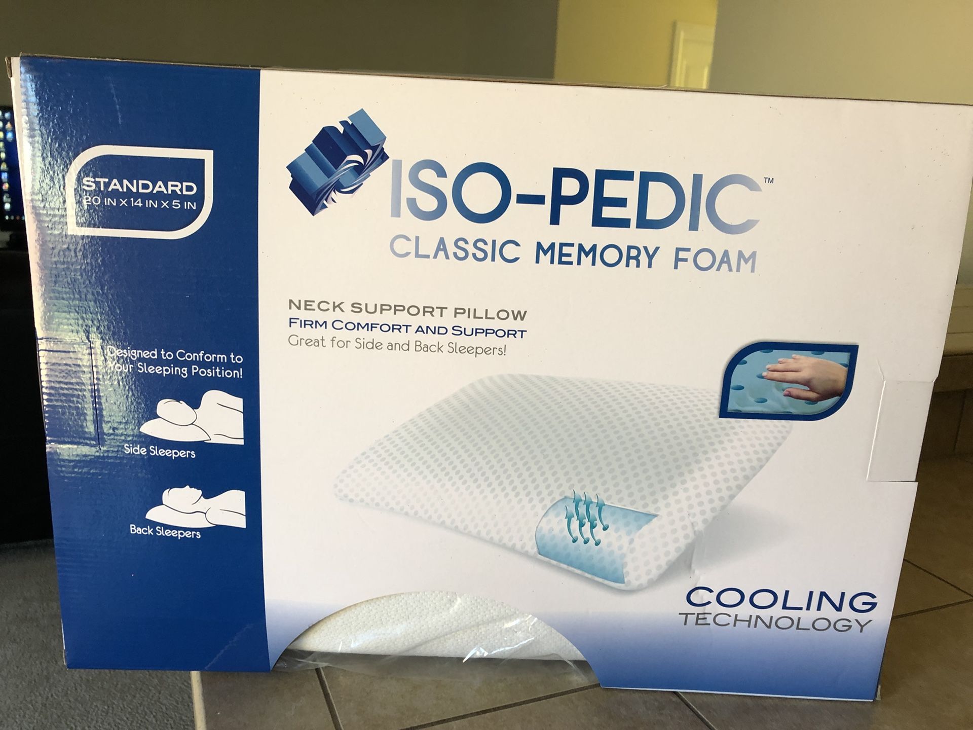 Iso pedic top classic memory foam