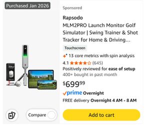 Rapsoto MLM2 Pro Launch Monitor