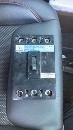 Westinghouse 200 amp 3 phase breaker