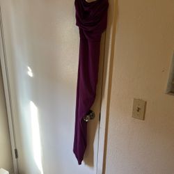 Small Purple Slit Dress