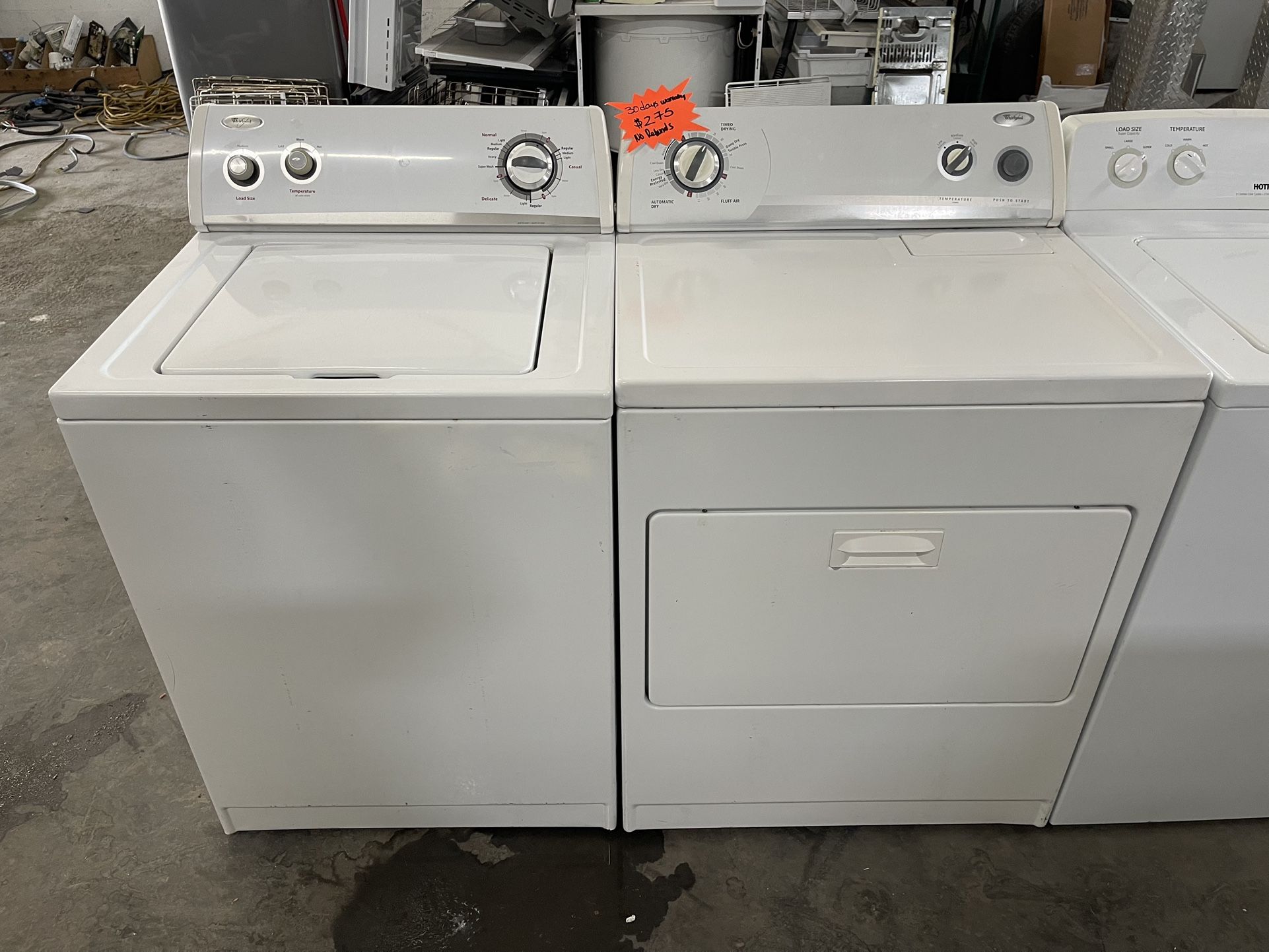 Whirlpool Washer And Dryer Set