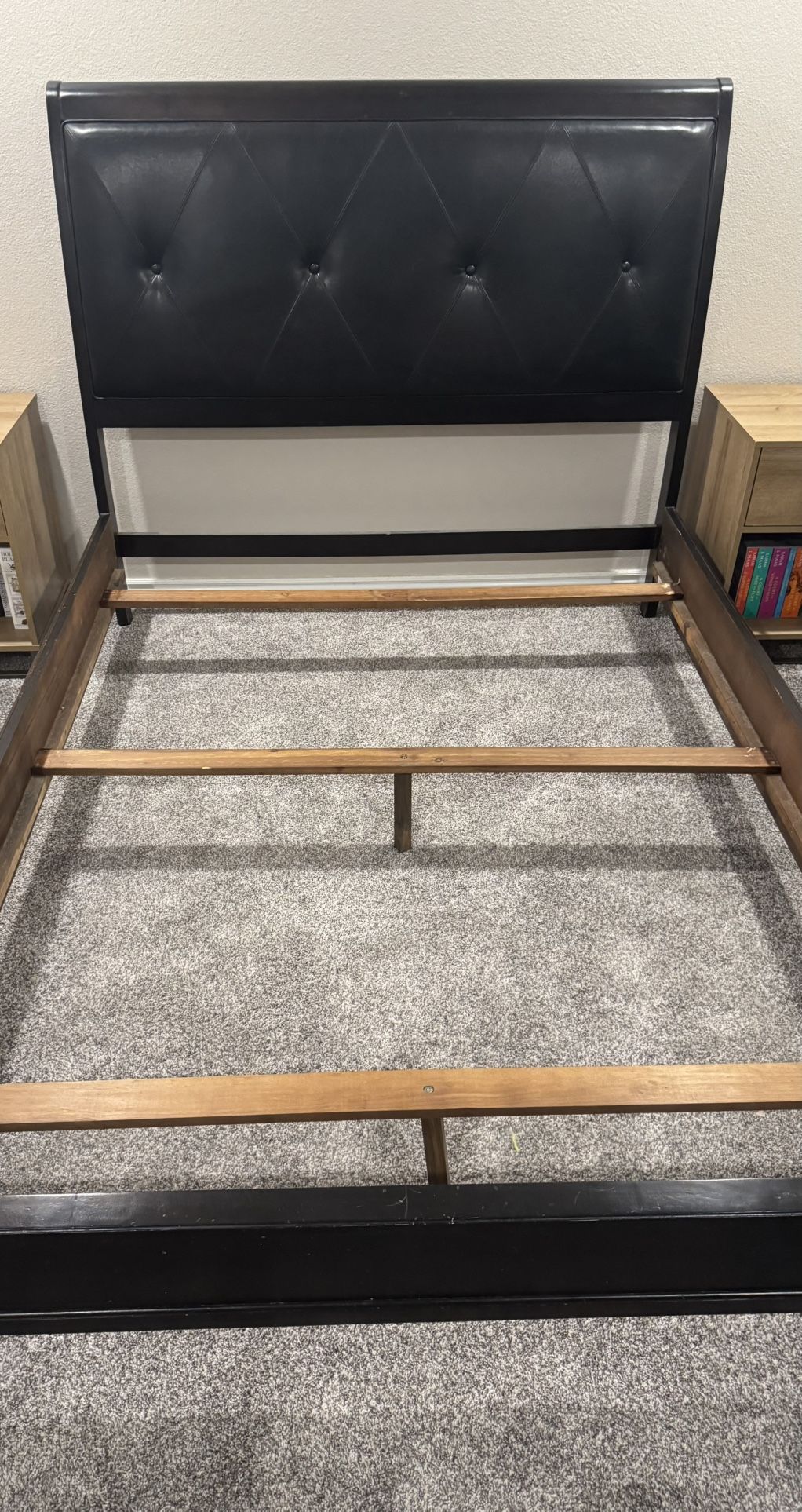 Queen Size wood bed frame