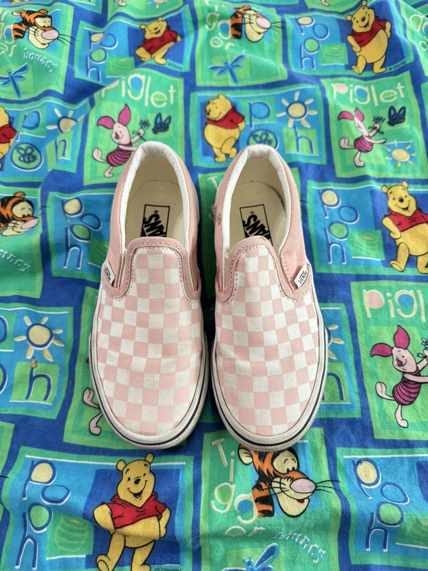 Girls Checkered Vans