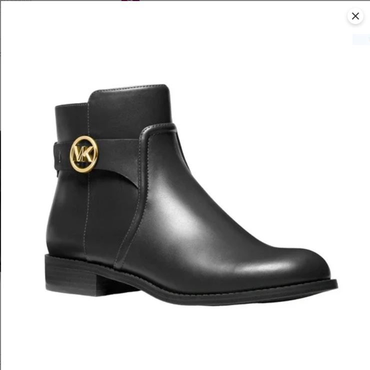 Michael Kors Carmen Ankle Bootie , Black, Size 9