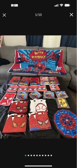 Spider-Man party supplies